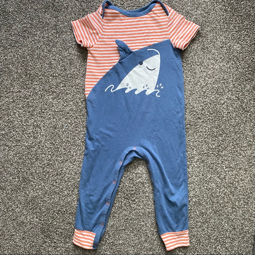Nautical Shark Romper by Cat & Jack - Size 24M